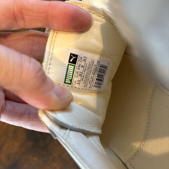 FENTY x PUMA Ankle Strap Creeper Platform Sneakers White Cream US 8 Shoes - Picture 6 of 6